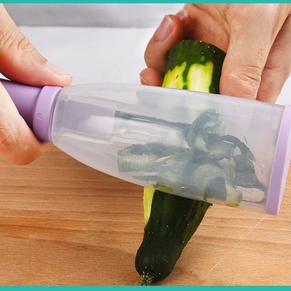 Stainless Steel Peeler with Container Vegetable Kitchen Gadget Storage - Picture 5 of 13